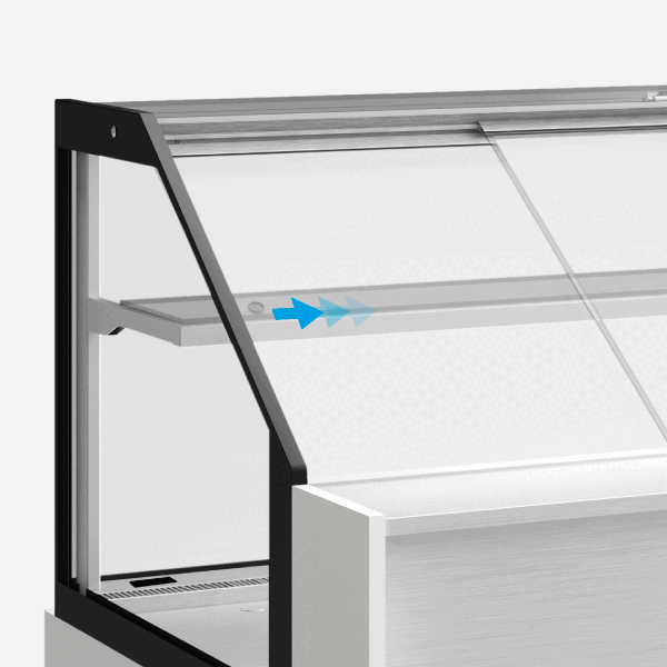 Vitrinas com acrílicos deslizantes ou com cortina. Vitrinas com acrílicos deslizantes ou com cortina.